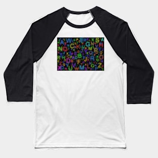 Alphabet colours Baseball T-Shirt